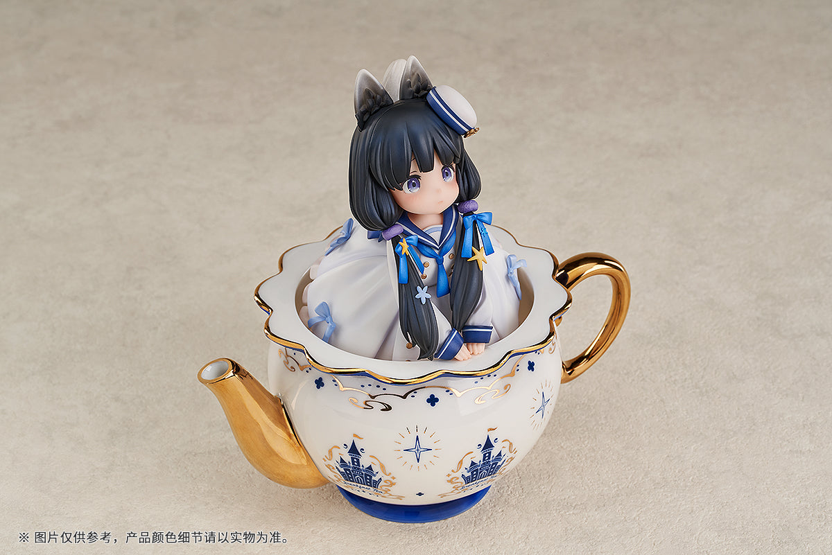 RIBOSE DLC Series Tea Time Cats Cow Cat Non-Scale Figure