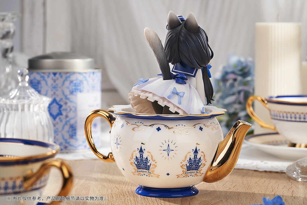 RIBOSE DLC Series Tea Time Cats Cow Cat Non-Scale Figure