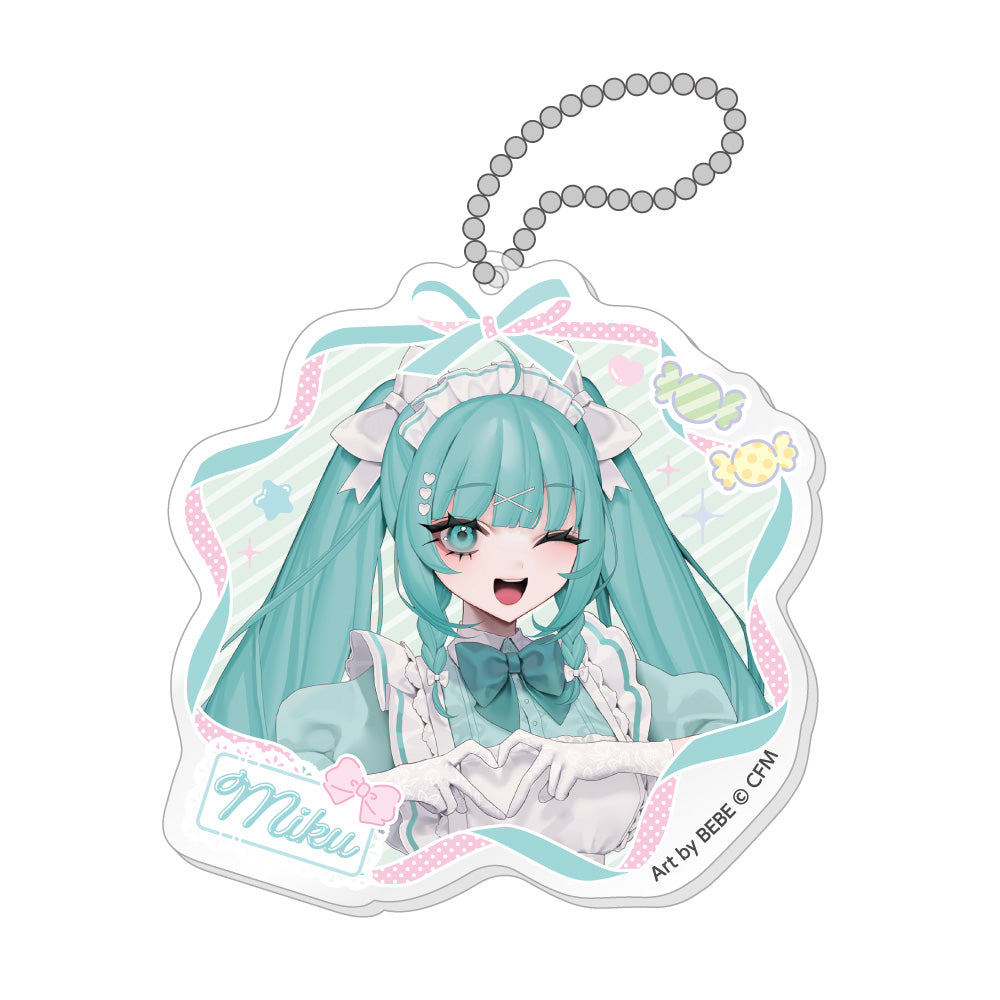 Hatsune Miku Akihabara Festival 2025 Acrylic Key Chain Concept Cafe Ver. Hatsune Miku