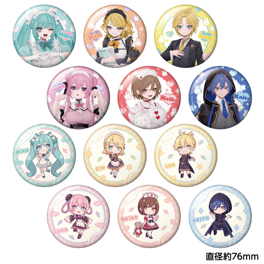 Hatsune Miku Akihabara Festival 2025 Trading Big Hologram Can Badge Concept Cafe Ver.