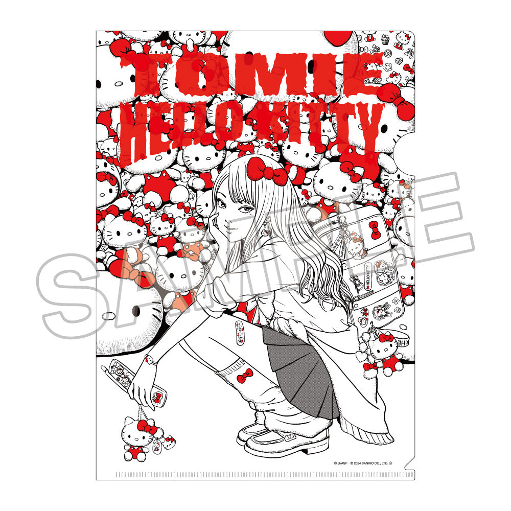 (Pre-Order) JUNJI ITO x Sanrio characters File Folder, Hello Kitty x GYARU TOMIE