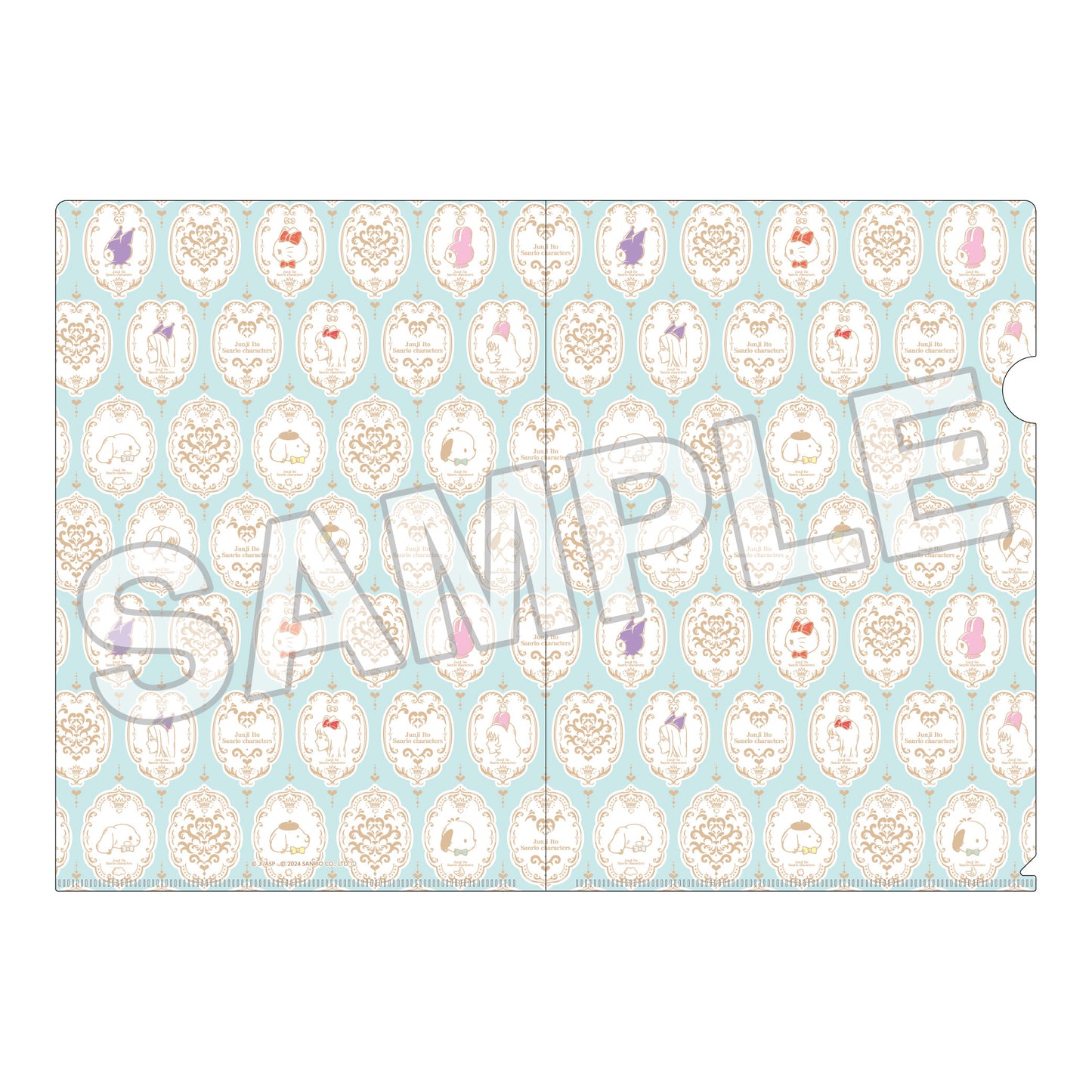 JUNJI ITO x Sanrio characters File Folder, Textile