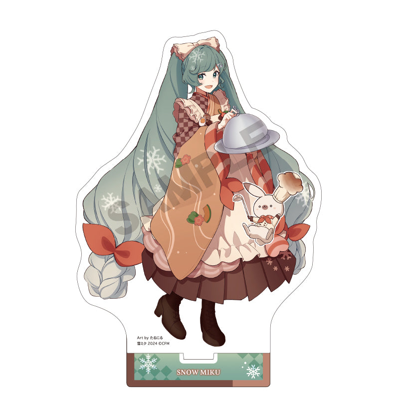(Pre-Order) Hatsune Miku SNOW MIKU 2024 Acrylic Stand and Stickers