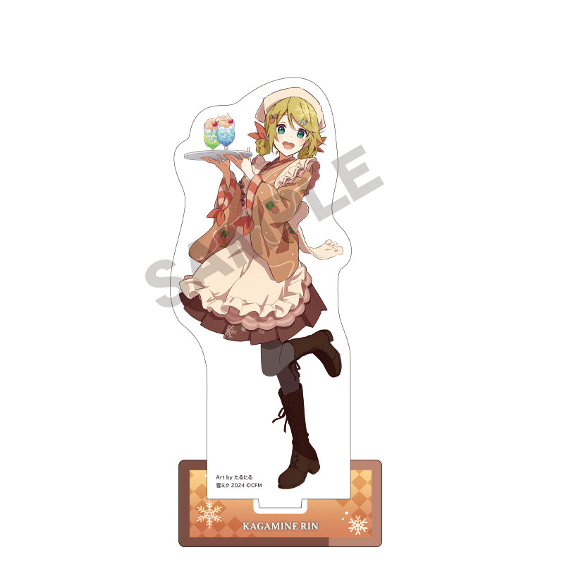 (Pre-Order) Hatsune Miku SNOW MIKU 2024 Acrylic Stand and Stickers