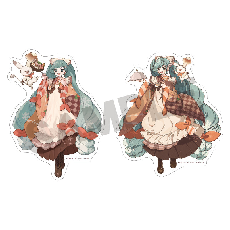 (Pre-Order) Hatsune Miku SNOW MIKU 2024 Acrylic Stand and Stickers