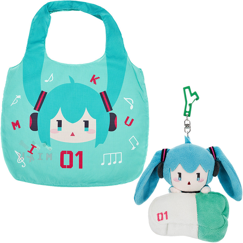 (Pre-Order) Hatsune Miku - Hatsune Miku Plushie Reusable Bag