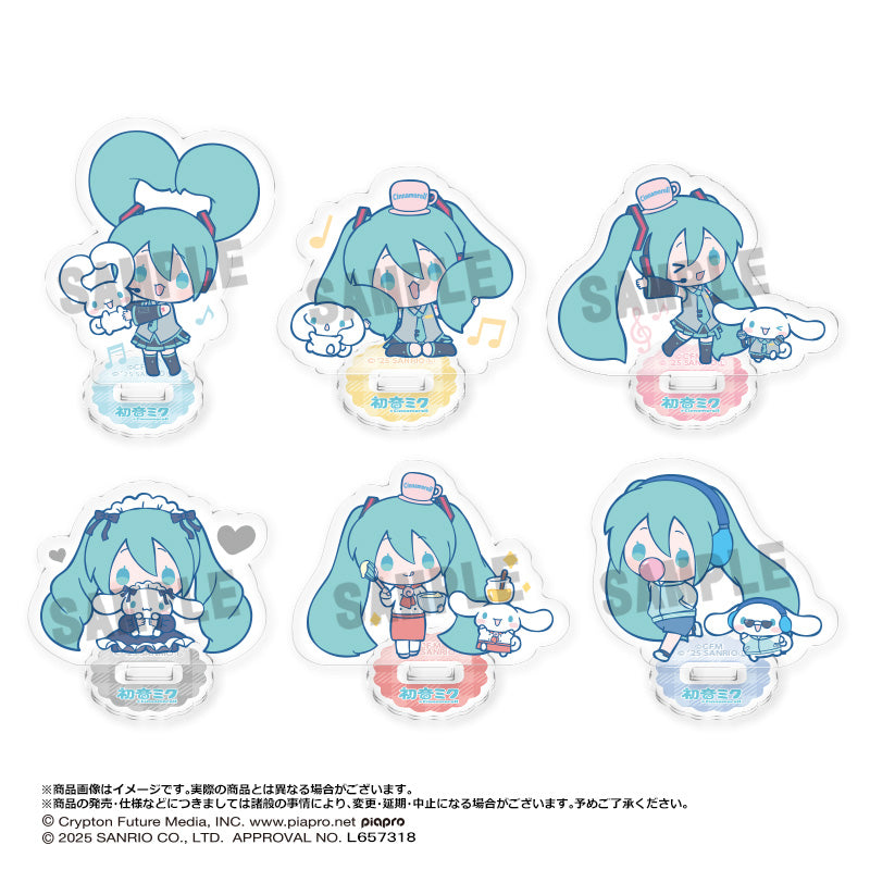 (Pre-Order) Hatsune Miku x Cinnamoroll - Trading Mini Acrylic Stand
