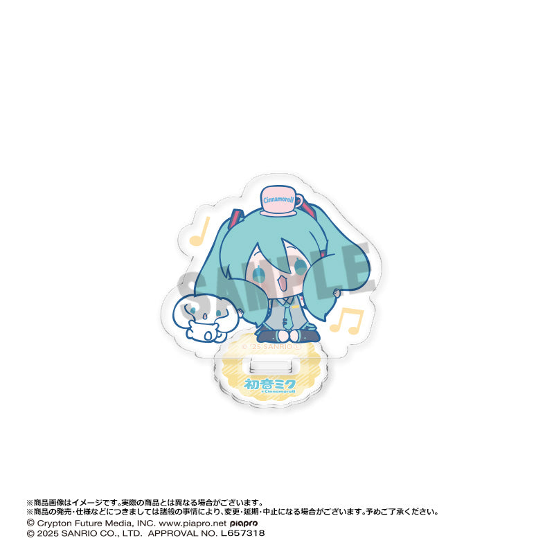 (Pre-Order) Hatsune Miku x Cinnamoroll - Trading Mini Acrylic Stand