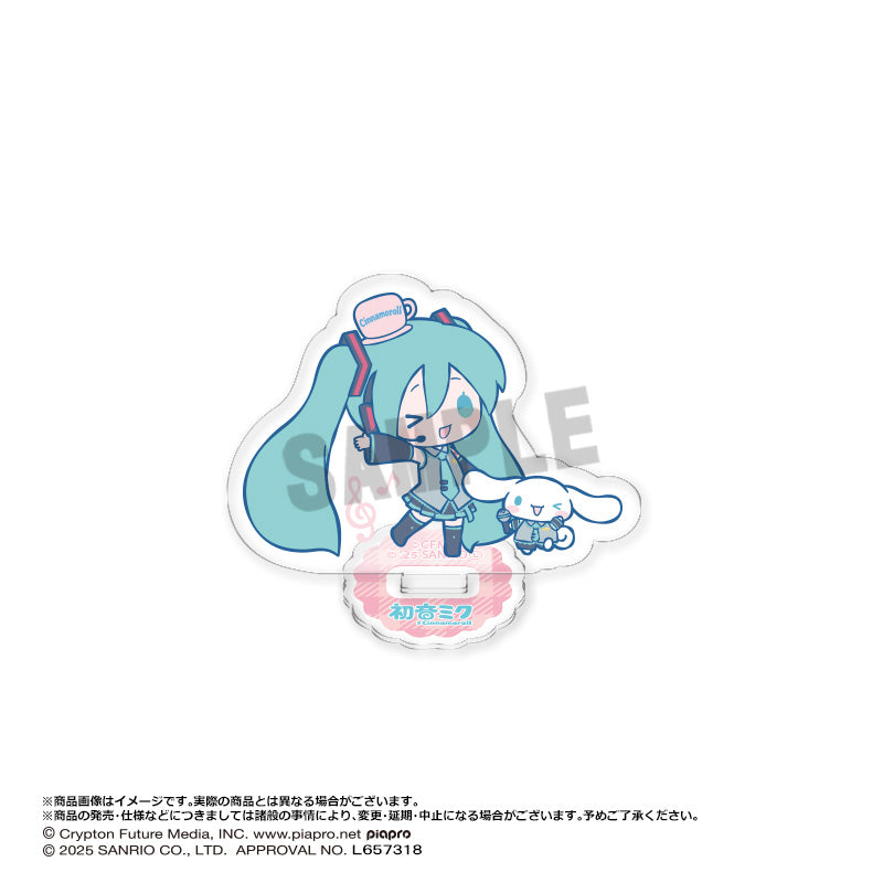 (Pre-Order) Hatsune Miku x Cinnamoroll - Trading Mini Acrylic Stand