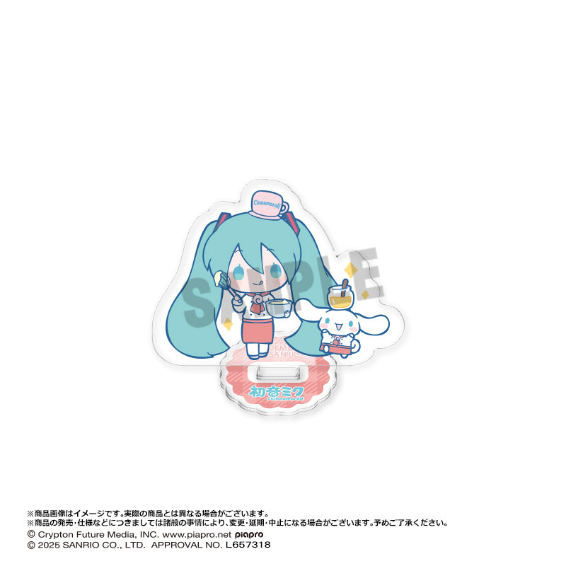 (Pre-Order) Hatsune Miku x Cinnamoroll - Trading Mini Acrylic Stand