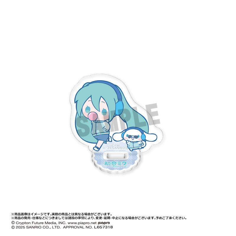 (Pre-Order) Hatsune Miku x Cinnamoroll - Trading Mini Acrylic Stand