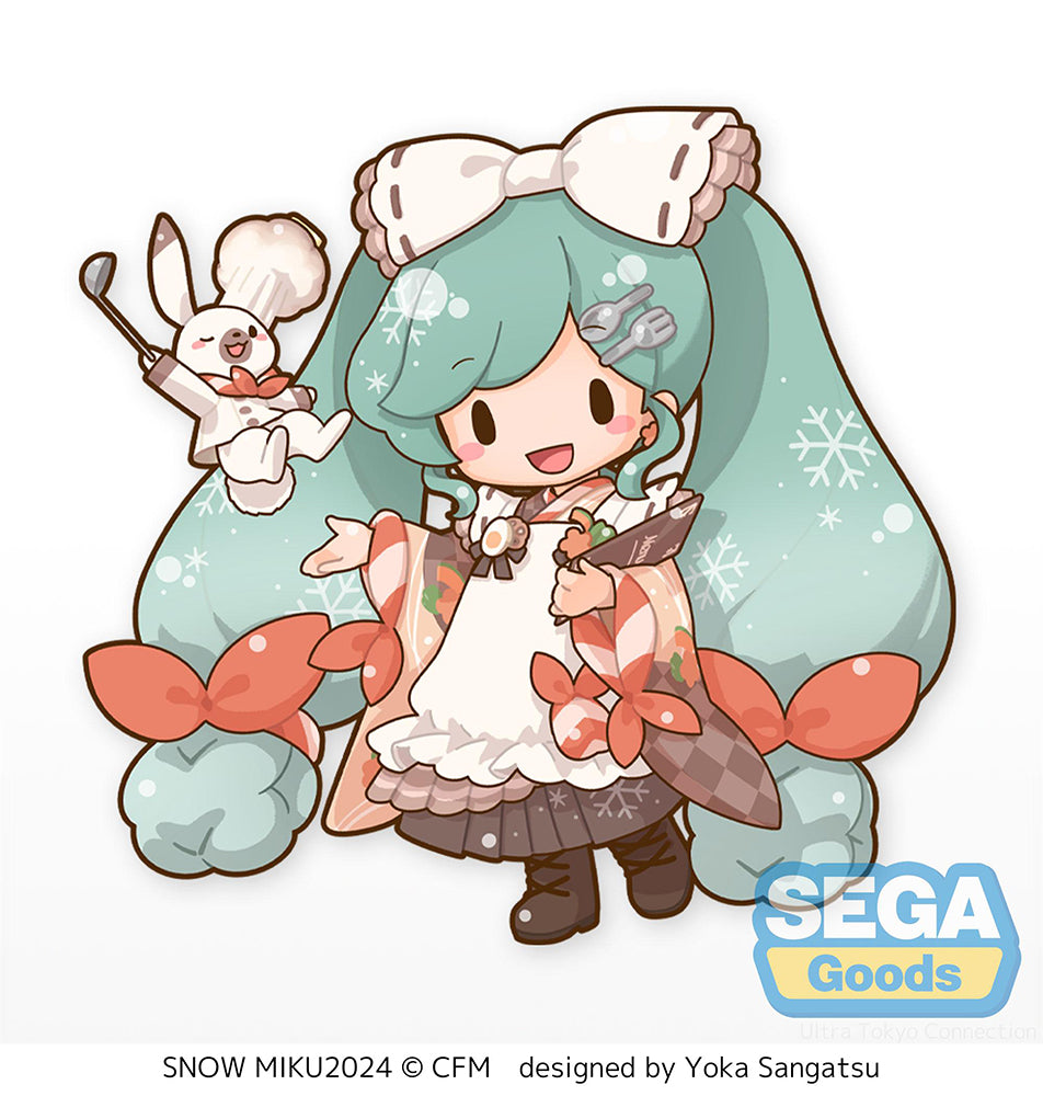 Hatsune Miku - Fuwapetit "Snow Miku 2024" Dodeka Jumbo Plush