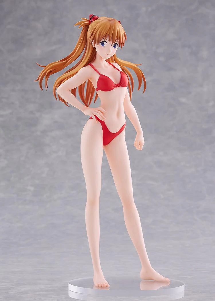 (Pre-Order) Rebuild of Evangelion POP UP PARADE Figure - BEACH QUEENS Asuka Shikinami Langley (Bikini Style) L Size