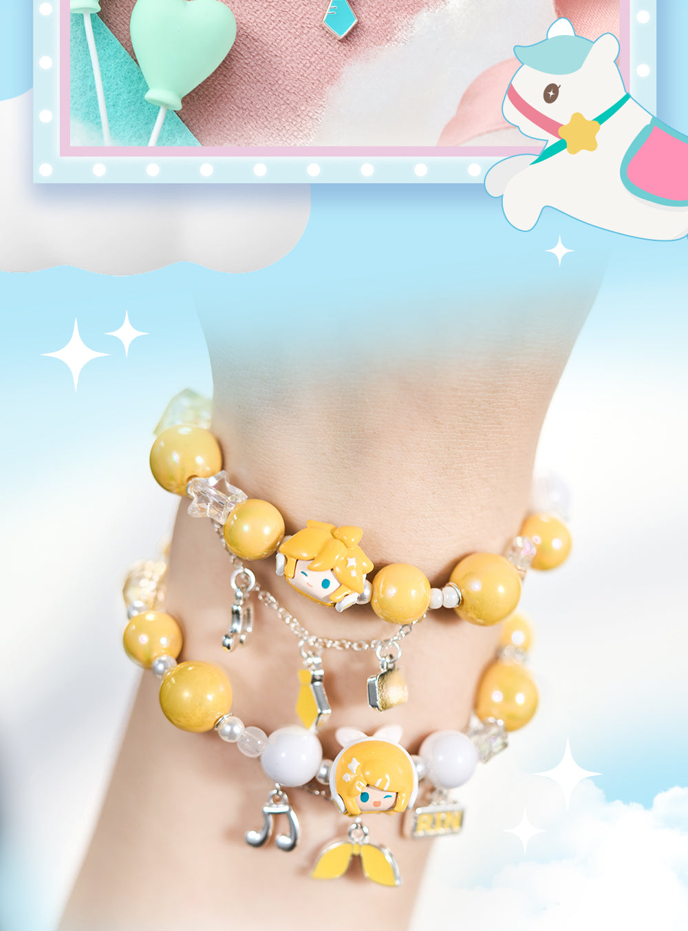 (Pre-Order) Hatsune Miku - Minidoll - WOW Paradise Bracelet
