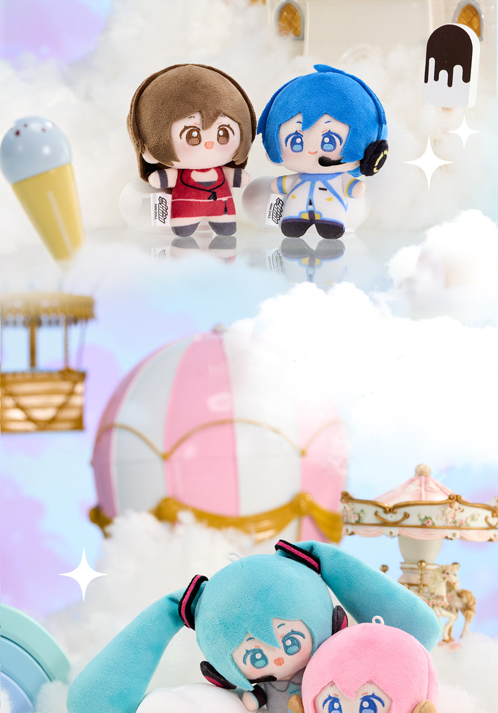 (Pre-Order) Hatsune Miku - Minidoll - WOW Little Bean Plushy