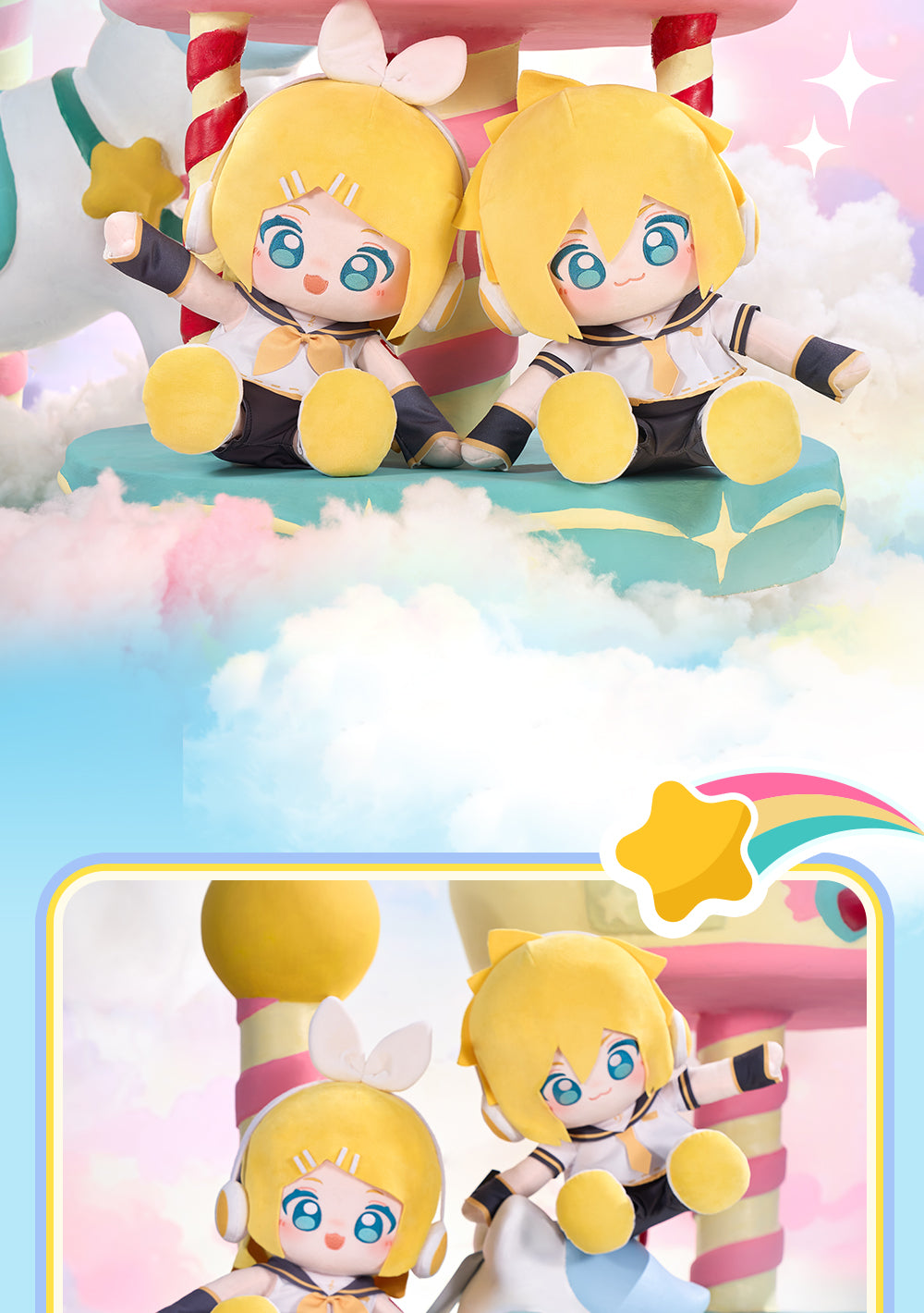 (Pre-Order) Hatsune Miku - Minidoll - WOW 35cm Huhu Plushy