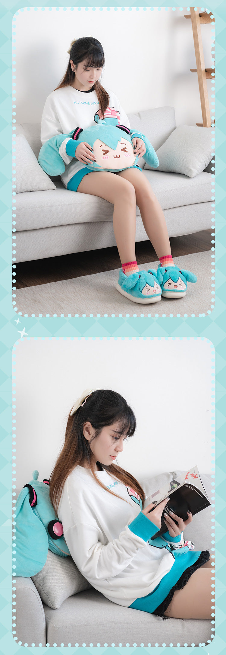 Hatsune Miku - Interchangeable Plush Blanket