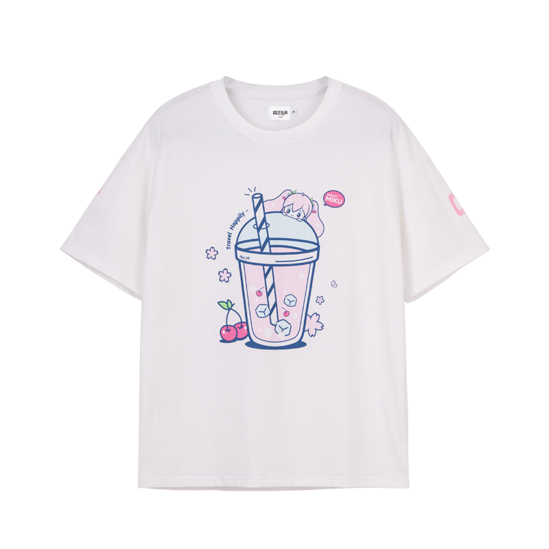 Hatsune Miku - Sakura Miku Series - White T-Shirt