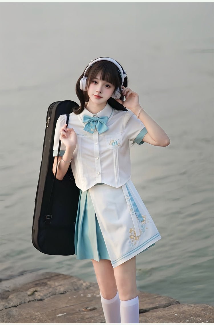 (Pre-Order) Hatsune Miku - Amahakawa x Hatsune Miku - 2023 Summer - Half Skirt