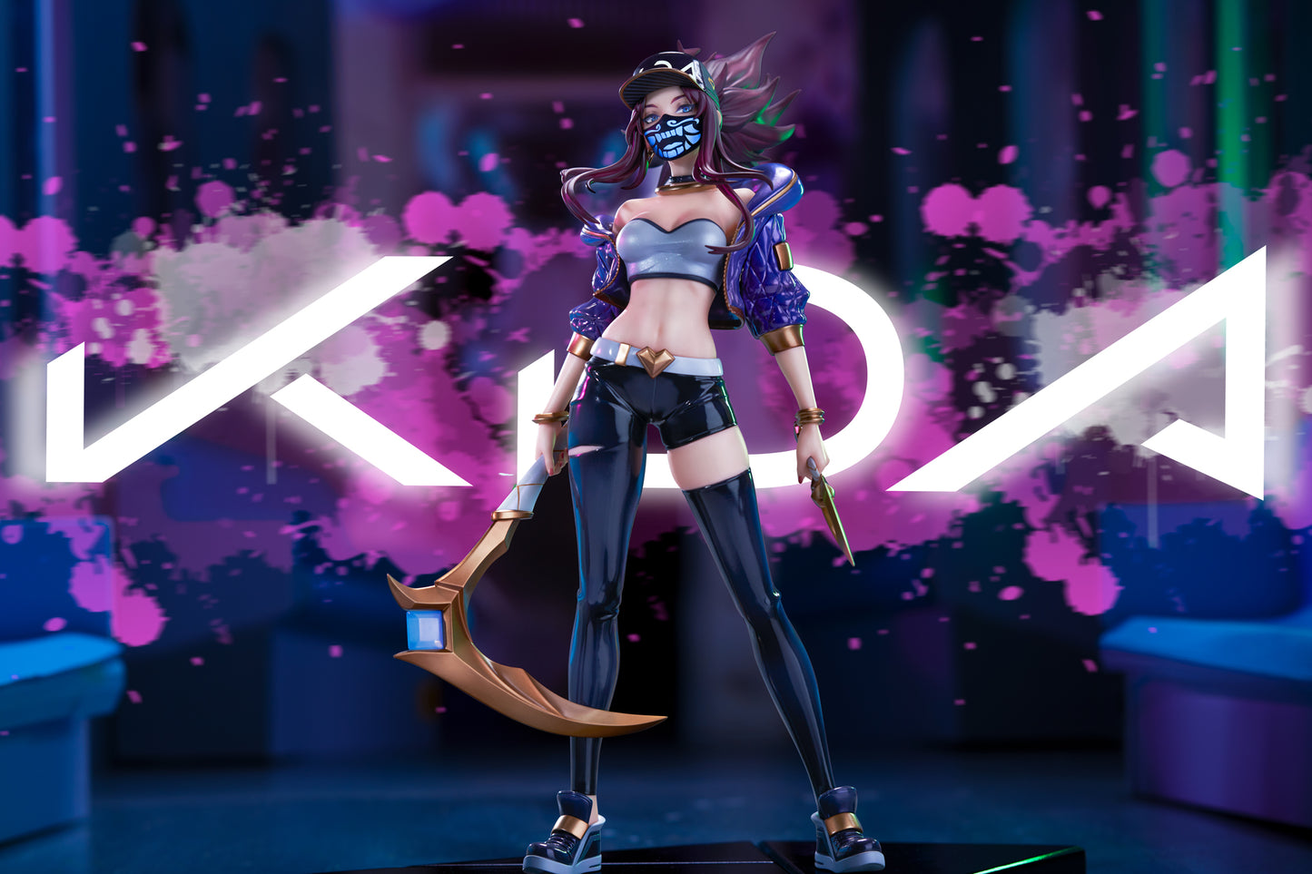 League of Legend - KDA Akali - 1/7 Scale Figure - APEX