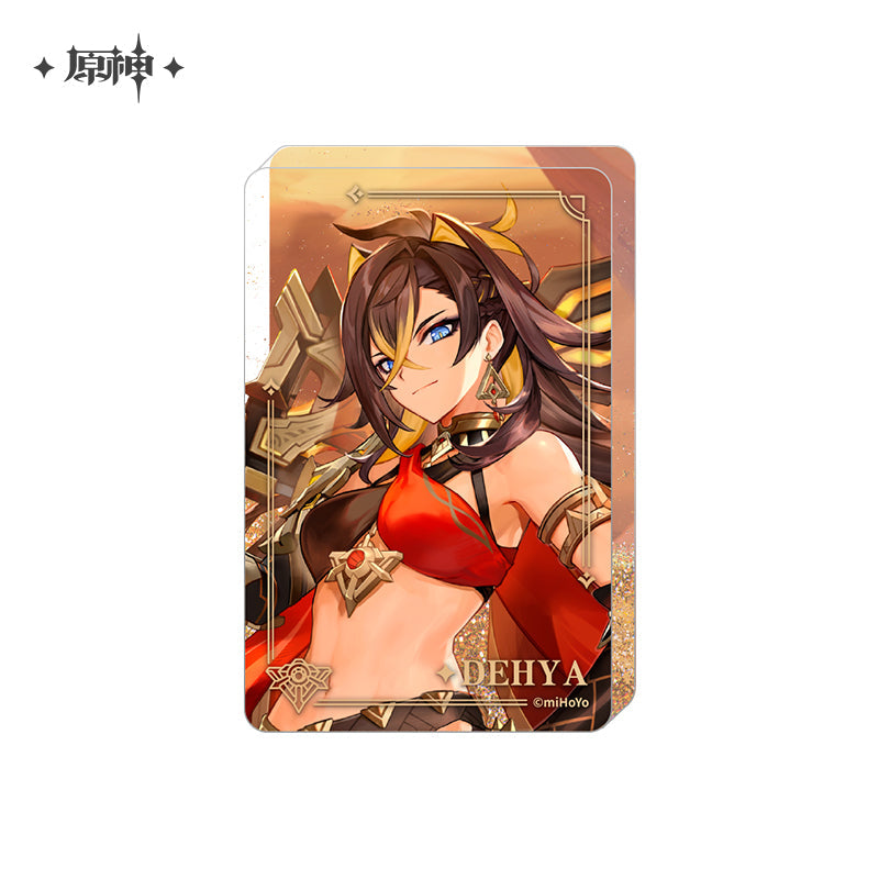 Genshin Impact – Glitter Acrylic Block - Windblume’s Breath – Dehya