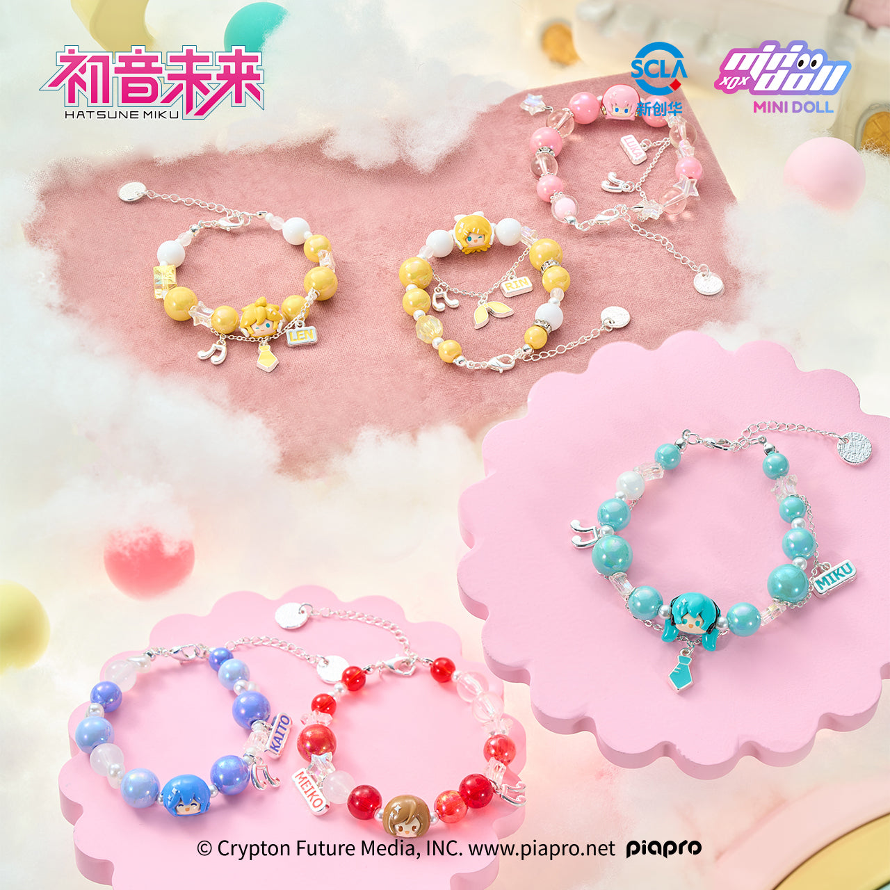 (Pre-Order) Hatsune Miku - Minidoll - WOW Paradise Bracelet