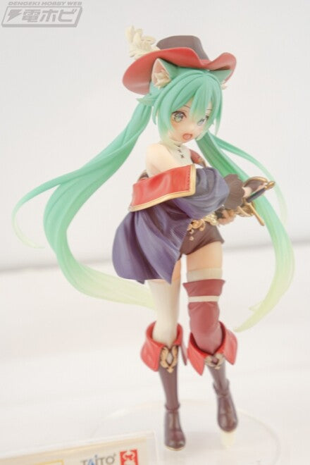Hatsune Miku - Hatsune Miku Wonderland Prize Figure - Puss in Boots