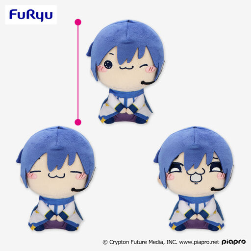 KAITO miku with you グルーミー ぬいぐるみ Hatsune Miku - Mochipico Nuigurumi Plush - Kaito – Otaku Owlet