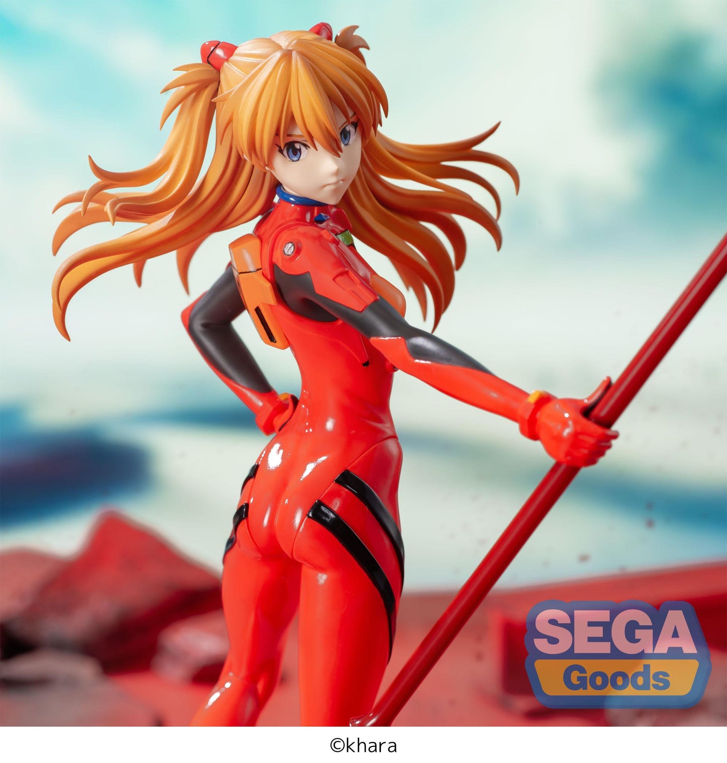 (Pre-Order) EVANGELION: 3.0+1.0 Thrice Upon a Time - Asuka Shikinami Langley x Spear of Cassius Luminasta - Prize Figure