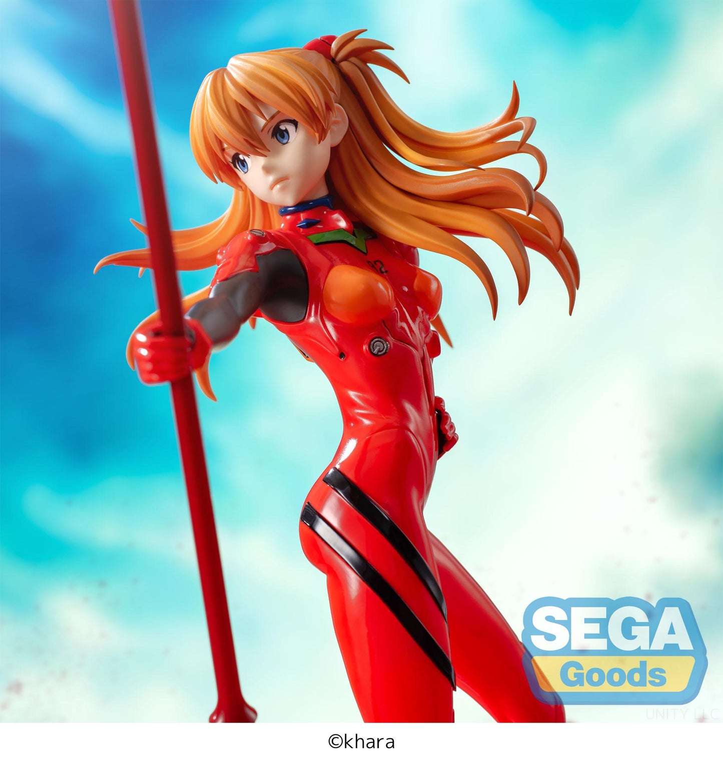 (Pre-Order) EVANGELION: 3.0+1.0 Thrice Upon a Time - Asuka Shikinami Langley x Spear of Cassius Luminasta - Prize Figure