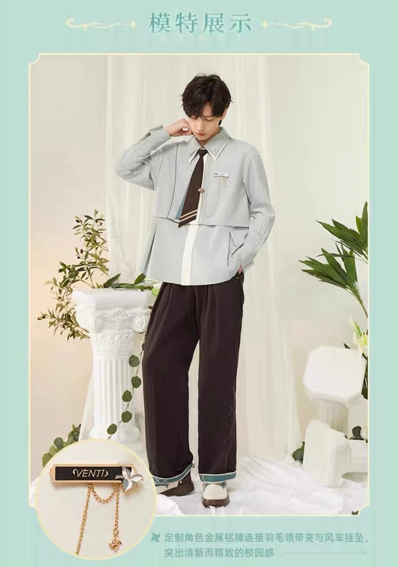 (Pre-Order) Genshin Impact - Venti Theme Long Sleeve Shirt (Detachable)