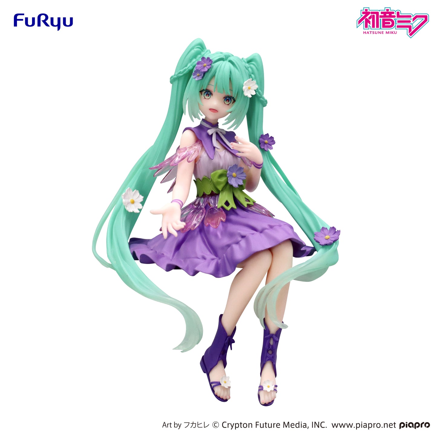 (Pre-Order) Hatsune Miku - Flower Fairy Cosmos Purple Color Ver. - Noodle Stopper Prize Figure