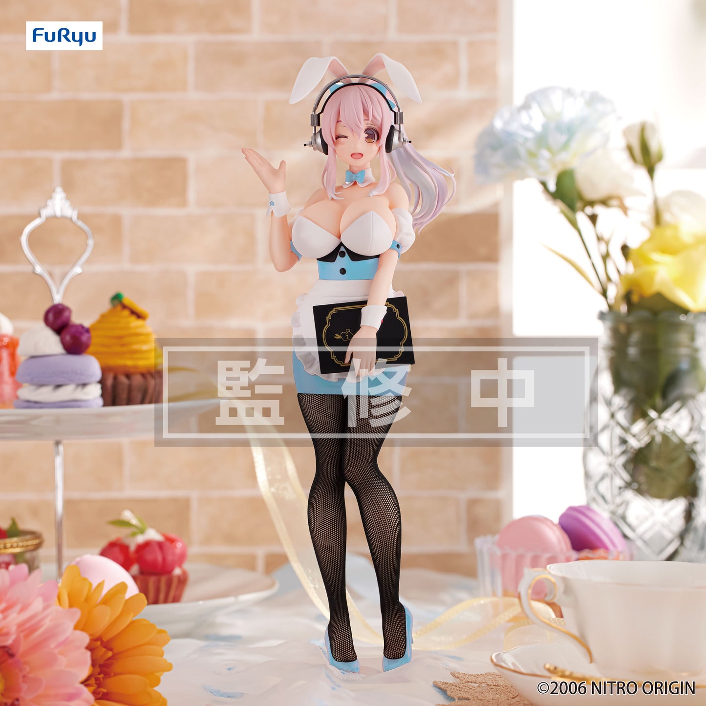 (Pre-Order) Super Sonico - Waitress Light Blue Color Ver. BiCute Bunnies Prize Figure