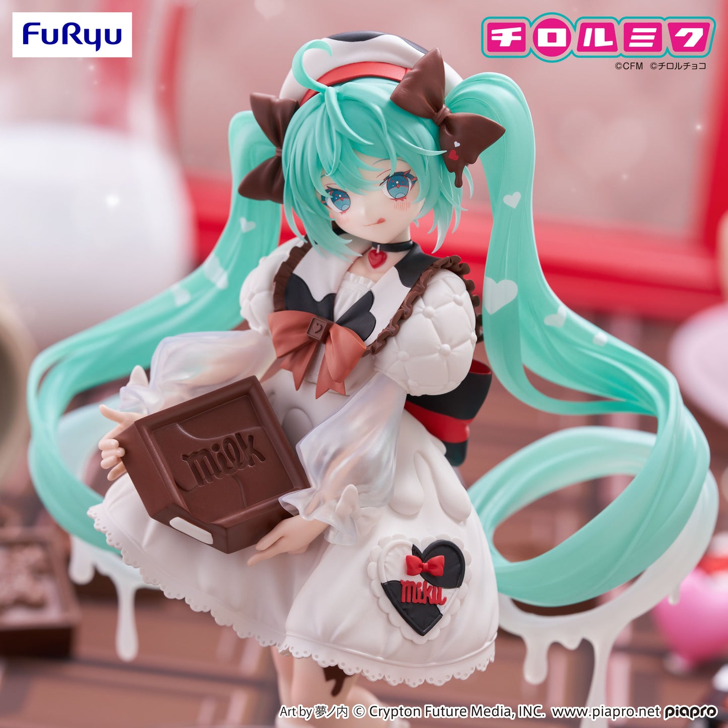 (Pre-Order) Hatsune Miku x TIROL CHOCO Trio-Try-iT - Prize Figure - CHOCO Milk ver.