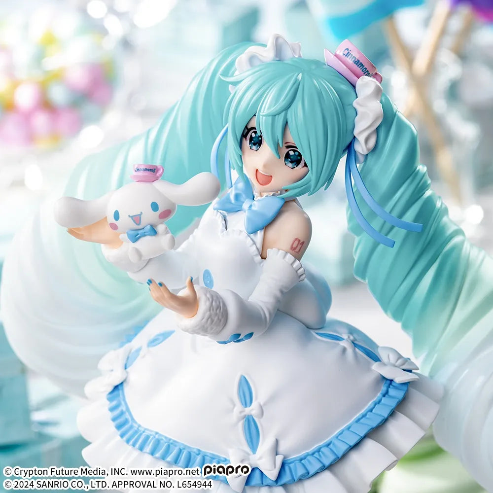Hatsune Miku - Hatsune Miku x Cinnamoroll - Luminasta - White Dress Ver. - Prize Figure