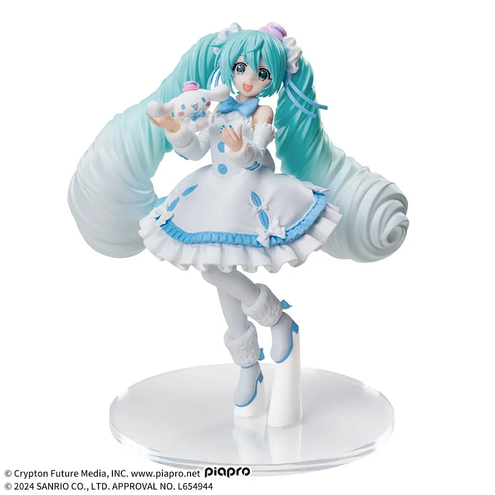 Hatsune Miku - Hatsune Miku x Cinnamoroll - Luminasta - White Dress Ver. - Prize Figure