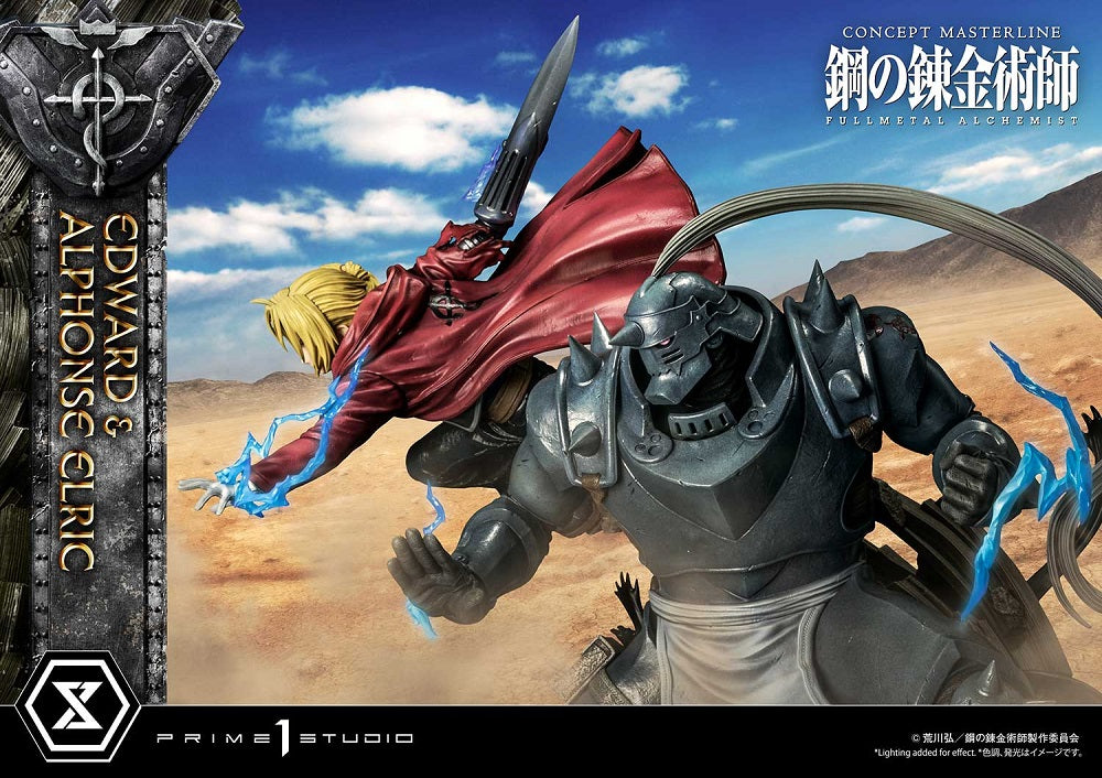 (PICKUP ONLY) Fullmetal Alchemist - Alphonse Elric - Edward Elric - Concept Masterline (CMFMA-01) - 1/6 Scale Figure
