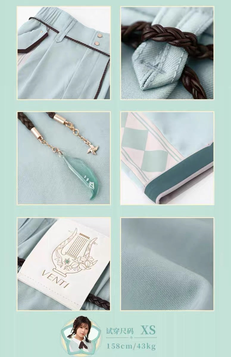 (Pre-Order) Genshin Impact - Venti Theme Shorts