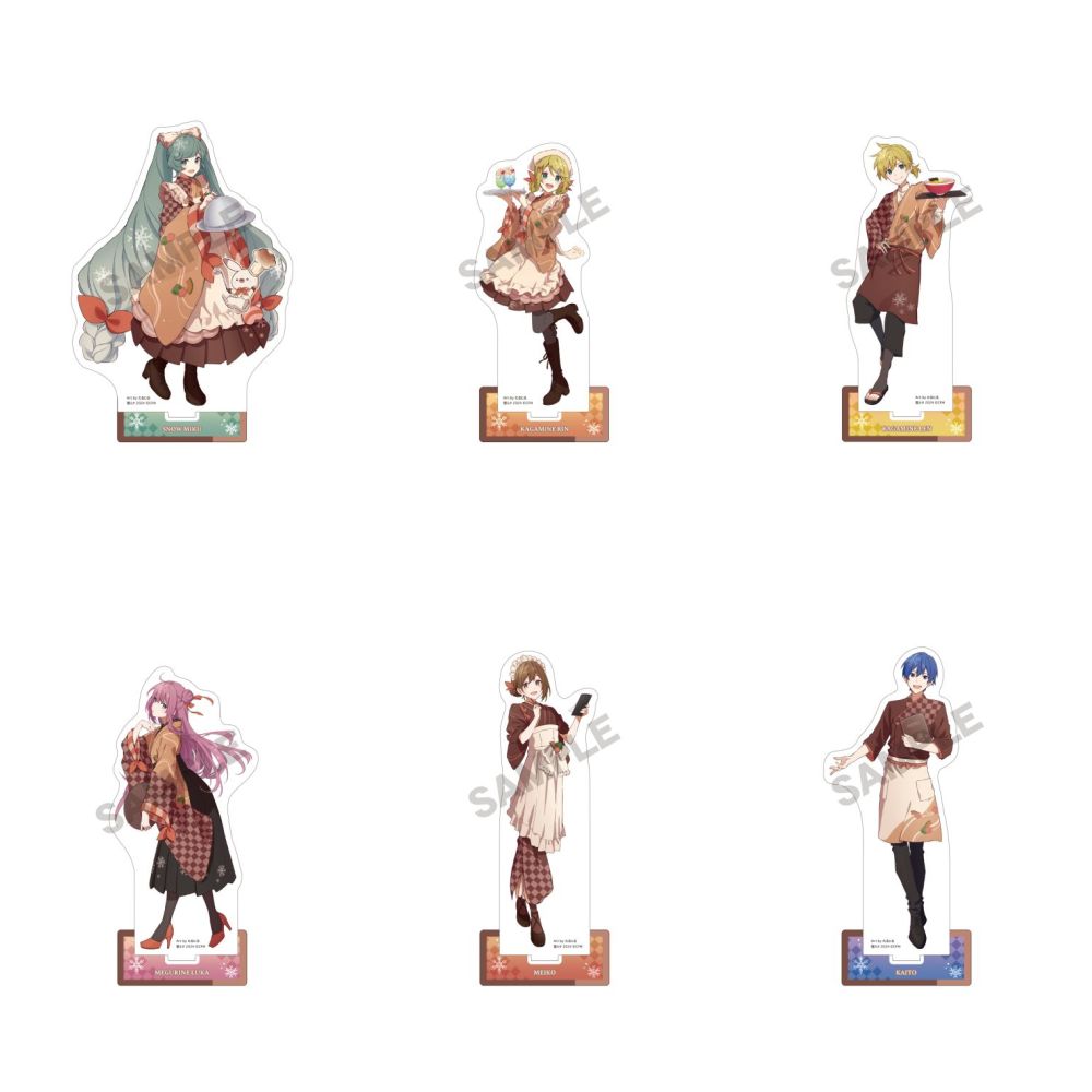 (Pre-Order) Hatsune Miku SNOW MIKU 2024 Acrylic Stand and Stickers