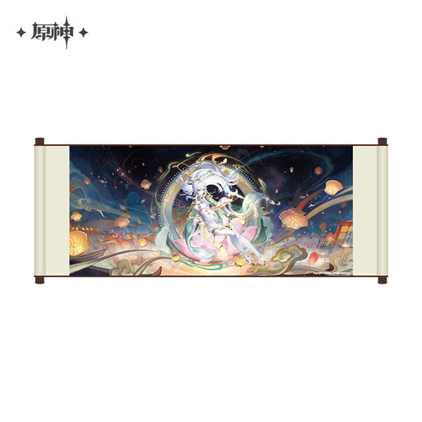 Genshin Impact Character Wall Scroll Style Art A Traveler on a Winter's Night