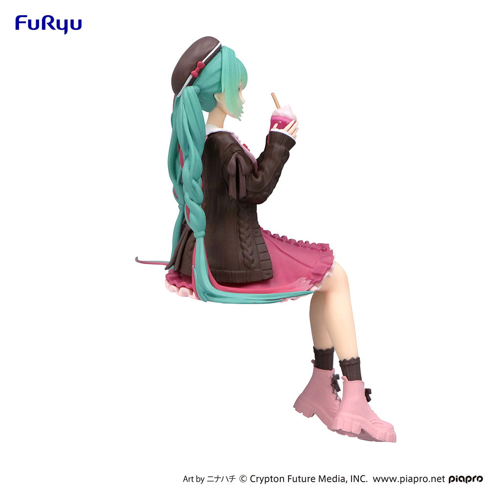 Hatsune Miku Noodle Stopper Figure -Autumn Date Pink Color ver.- Prize Figure