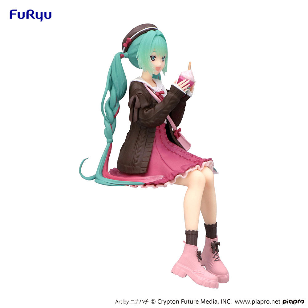Hatsune Miku Noodle Stopper Figure -Autumn Date Pink Color ver.- Prize Figure