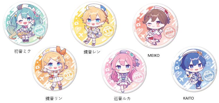 (Pre-Order) Hatsune Miku - Magical Mirai 2024 - Punipuni Can Badge Hatsune Miku Shikata Nai Ver.
