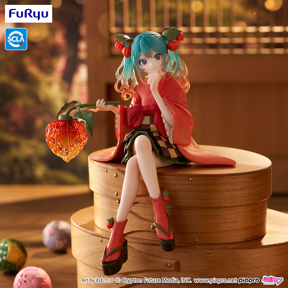 (Pre-Order) Hatsune Miku - Noodle Stopper Prize Figure -Flower Fairy Winter Cherry-