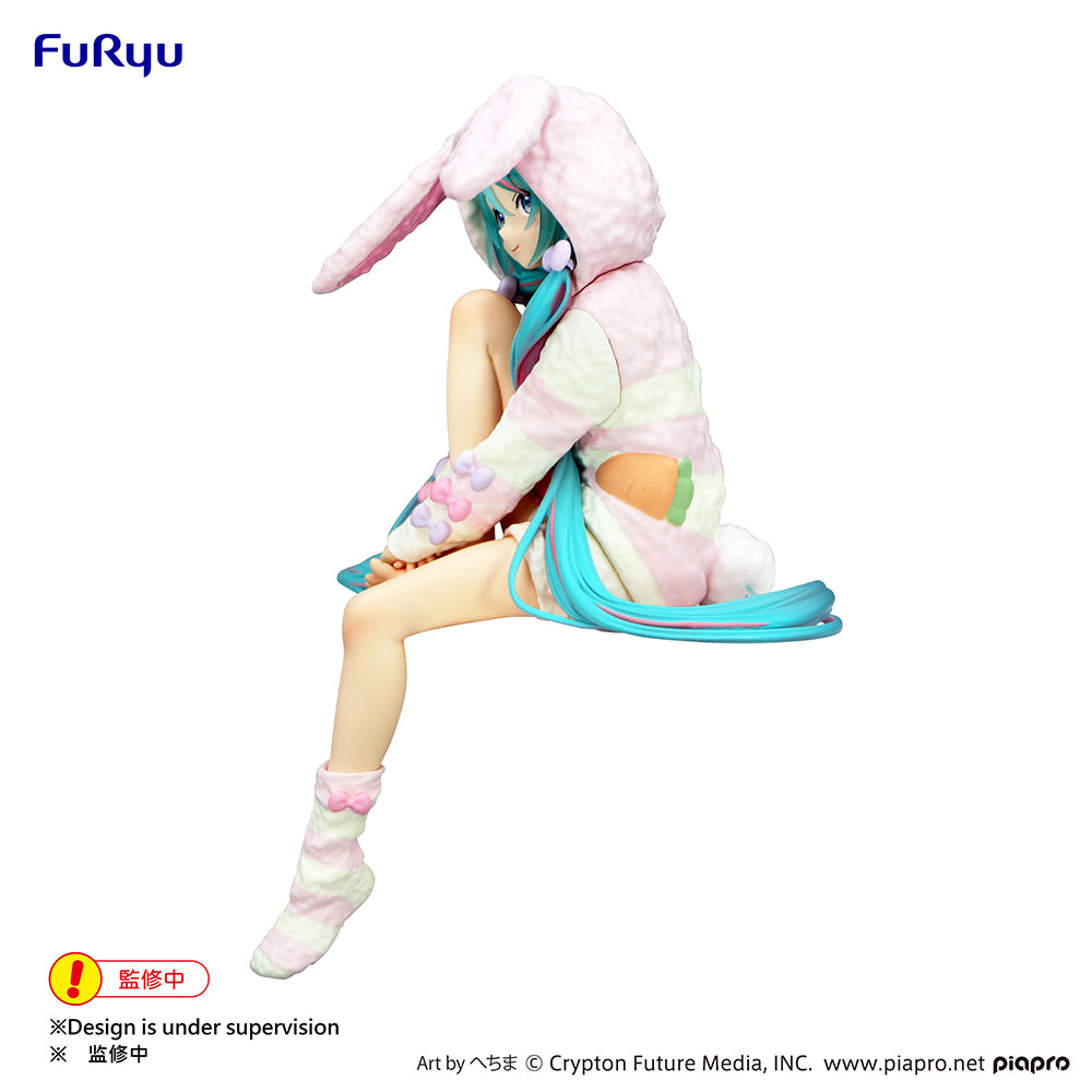 Hatsune Miku - Noodle Stopper Figure -Rabbit Ear Hood Pajama-