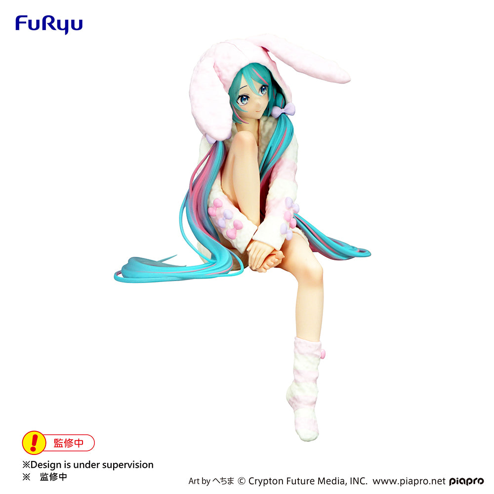 Hatsune Miku - Noodle Stopper Figure -Rabbit Ear Hood Pajama-