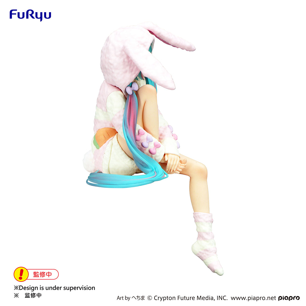 Hatsune Miku - Noodle Stopper Figure -Rabbit Ear Hood Pajama-