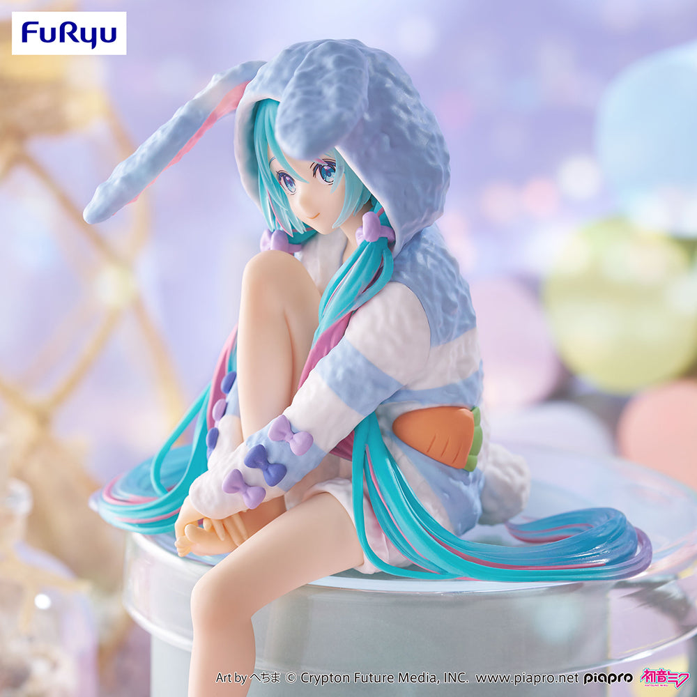 (Pre-Order) Hatsune Miku - Noodle Stopper Prize Figure -Rabbit Ear Hood Pajama Blue Color ver.-