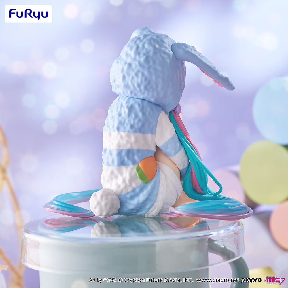 (Pre-Order) Hatsune Miku - Noodle Stopper Prize Figure -Rabbit Ear Hood Pajama Blue Color ver.-