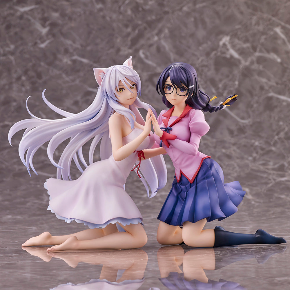 Nekomonogatari - Tsubasa Hanekawa 2pk Set Scale Figure